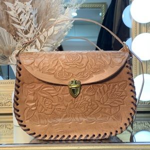 Mexican Hand Tooled Crossbody Bag